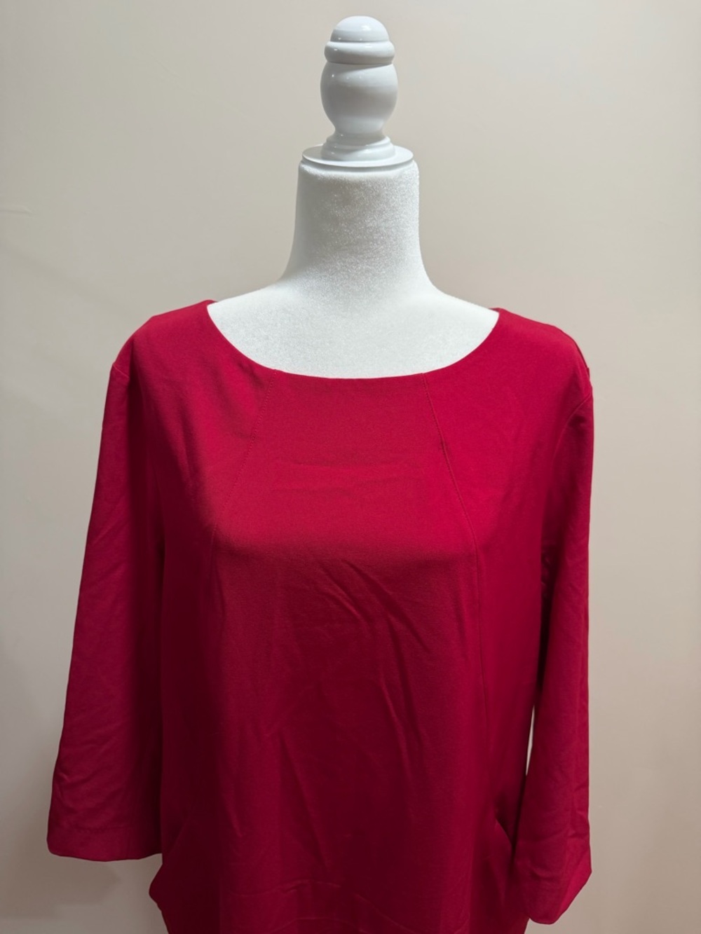 NWT MM Lafleur Rhubarb WonderTex 3/4 Length Sleeve Estuko Dress 3.0 Sz. 16 - Picture 3 of 7